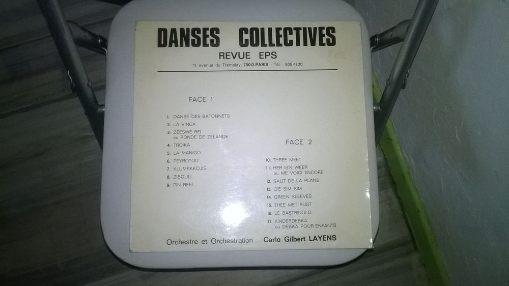Vinyle Carlo Gilbert Layens
Danses collectives
1970
Excel CD et vinyles