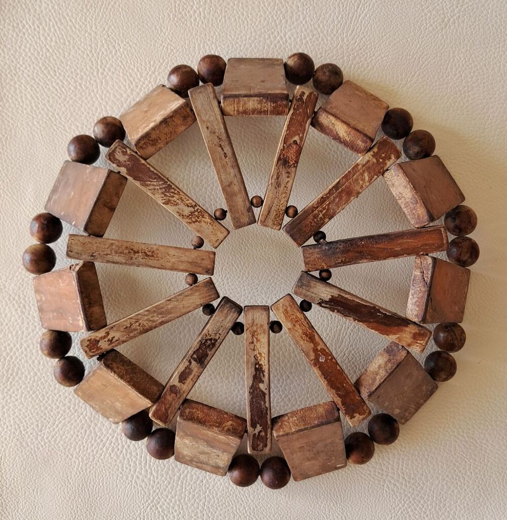 ancien panier corbeille &agrave; fruit vintage en bois Décoration