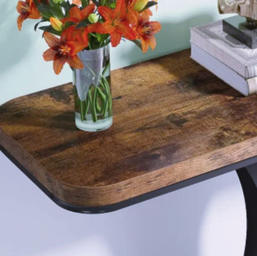 Console bois et m&eacute;tal ? design en X, style industriel chic &amp; Meubles