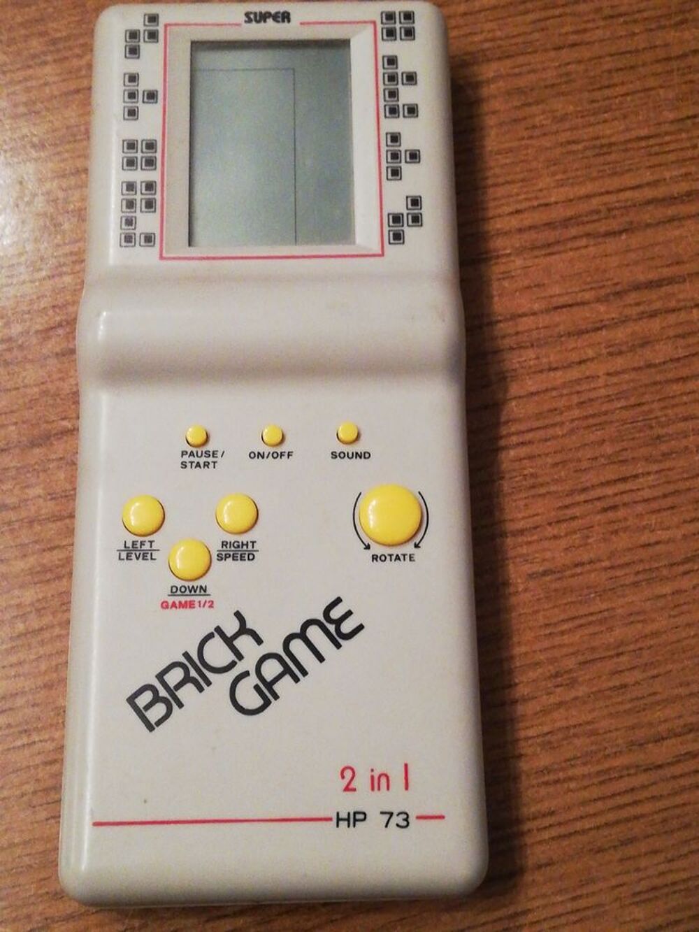 Console jeu vid&eacute;o &eacute;lectronique LCD Brick Game HP 73 Tetris Consoles et jeux vidéos