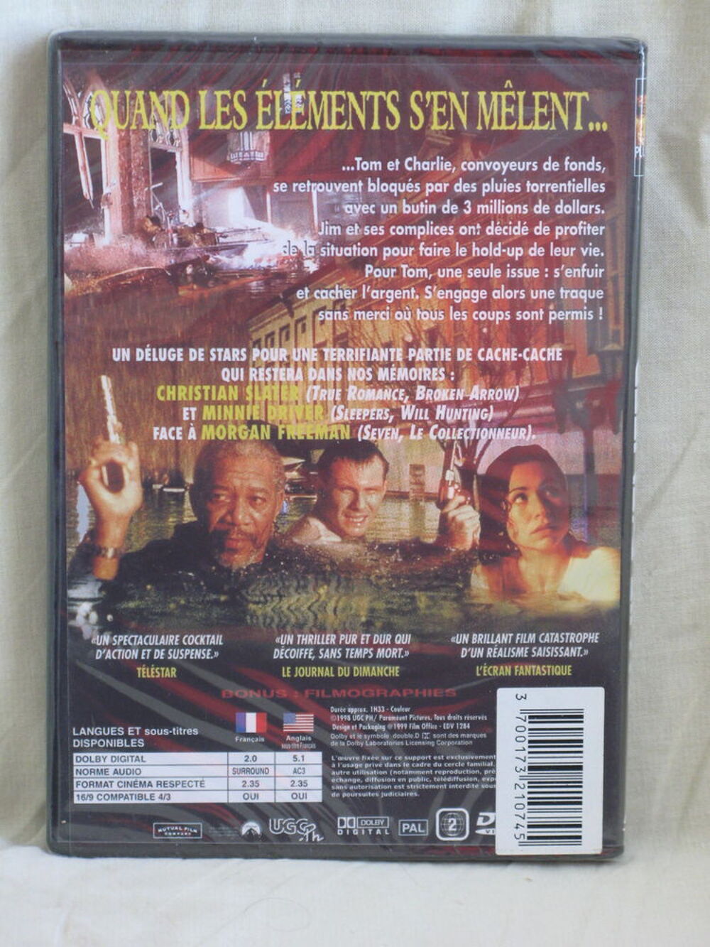 Pluie d'enfer DVD et blu-ray