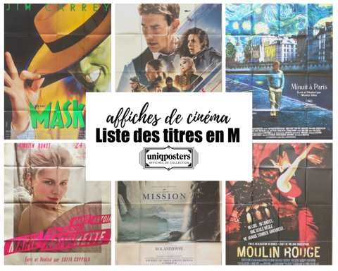 Affiches originales de cinma : Films en M (partie 3) 0 Montpellier (34)