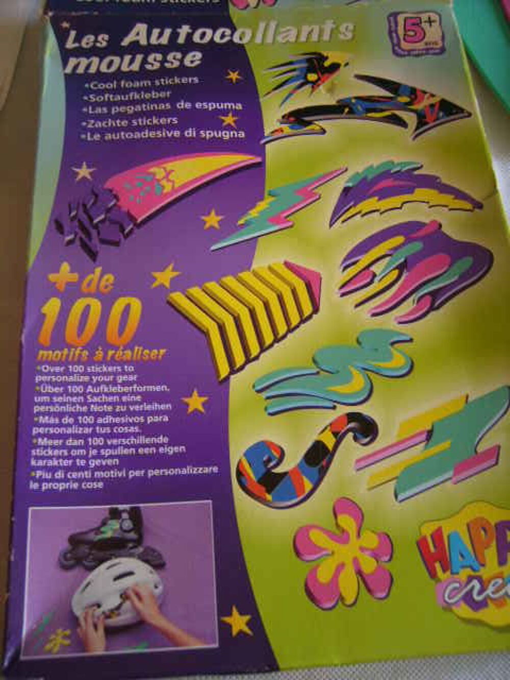 Stickers en mousse de d&eacute;coration plus de 100 pi&egrave;ces Jeux / jouets