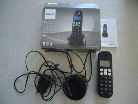 Téléphone PHILIPS D121 complet compatible BOX ADSL ..TBE Solomiac (32)