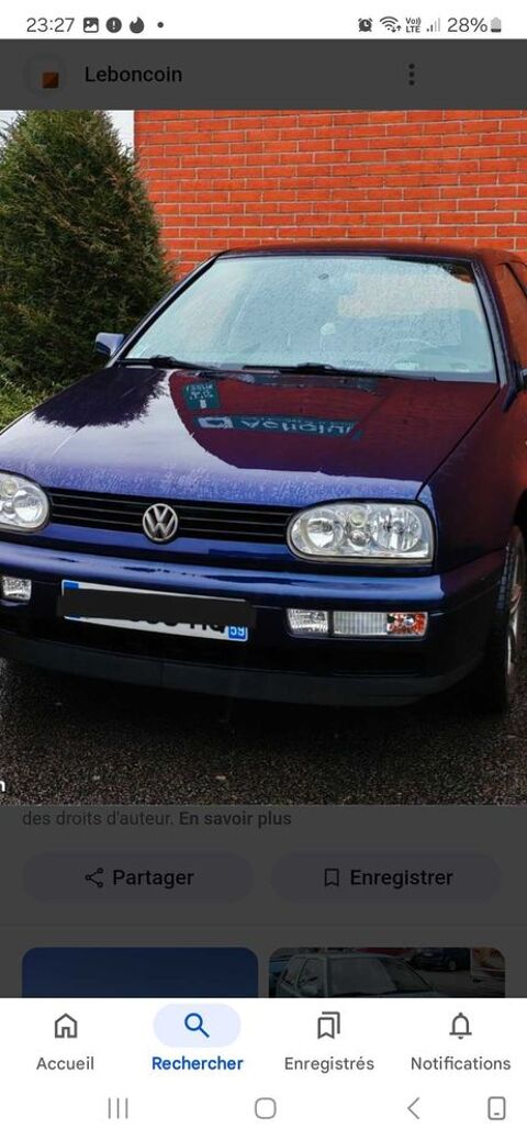 Volkswagen Golf 1.0 eTSI OPF 110 DSG7 Life Business 1985 occasion Vénissieux 69200