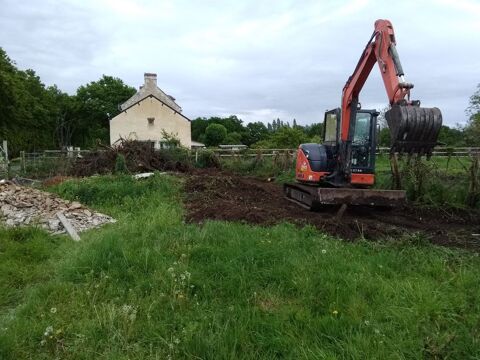 r&eacute;alisation de travaux de jardin : terrassement , cloture , 0 14370 Canteloup