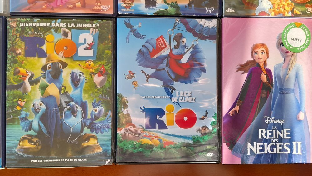 Lot de DVD enfants DVD et blu-ray