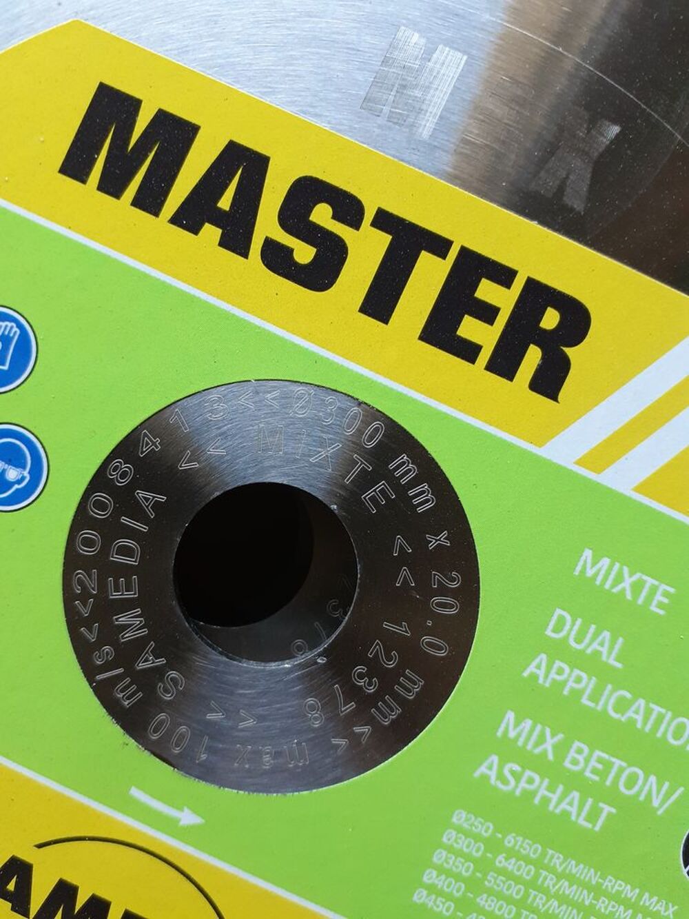 Disque Diamant MIXTE 300 mm X 20.0 mm SAMEDIA Master MAX SHOOX Bricolage