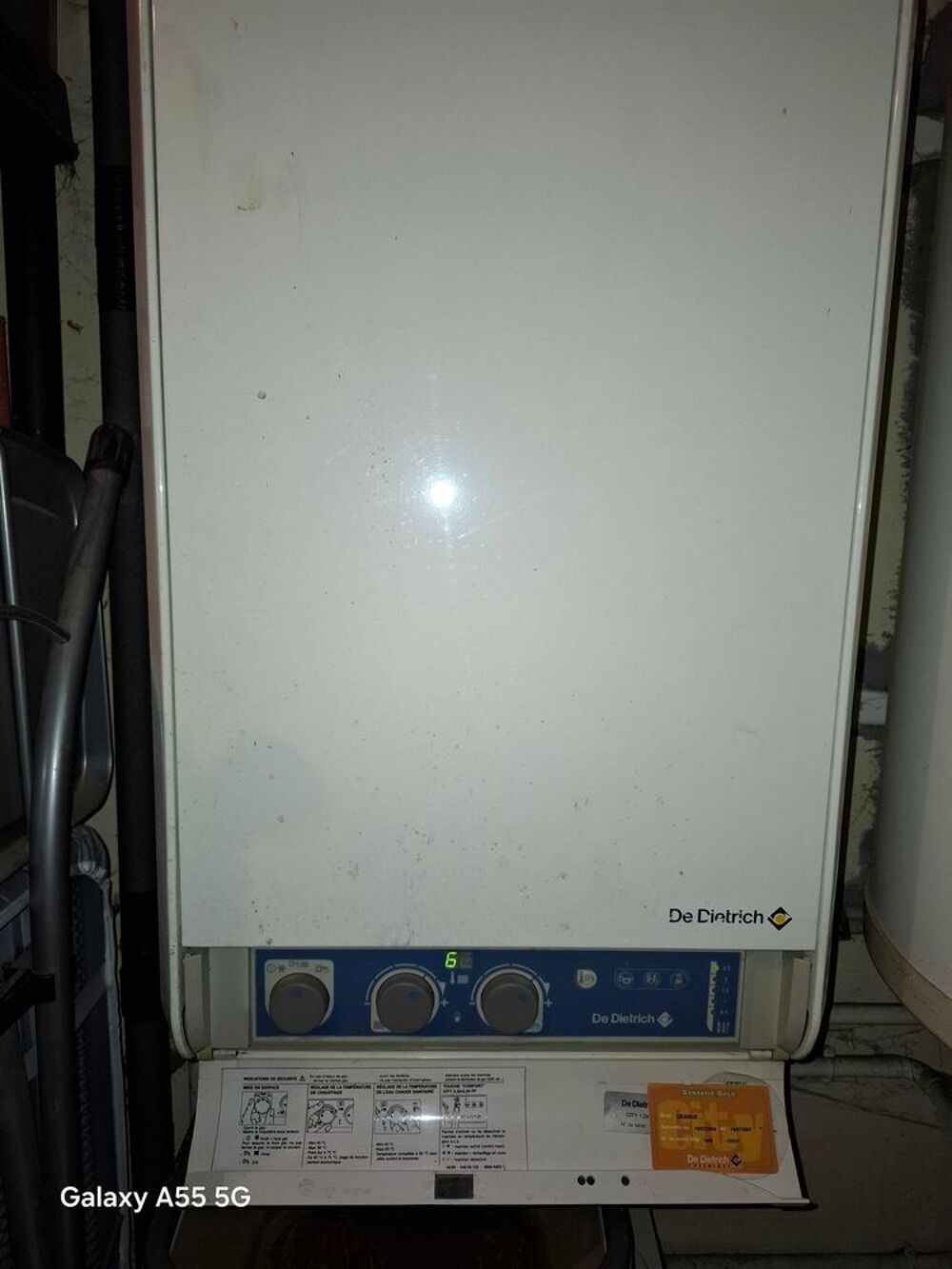   Chaudiere murale DE DIETRICH City 1.24 pour pi�ces 