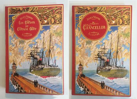 Lot de 8 Livres Jules Verne en excellent e?tat 48 Cannes (06)