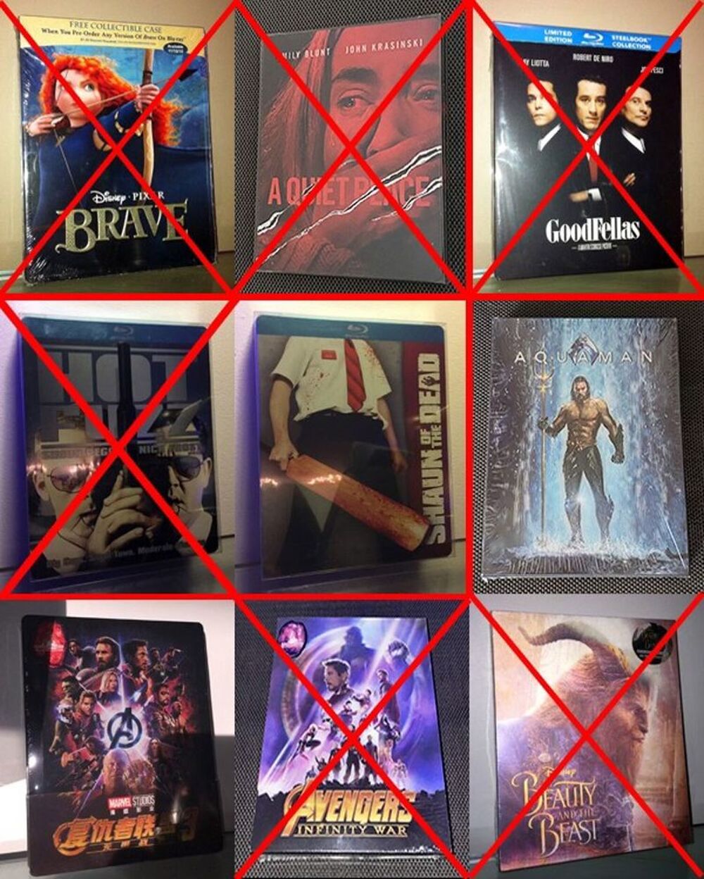 Blu Ray Steelbook de UK, DE, US, CA et CN - mrtsteph DVD et blu-ray