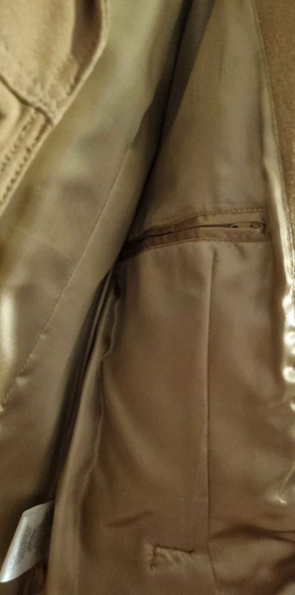 Superbe veste cuir retourn&eacute; T42. Neuve Vêtements