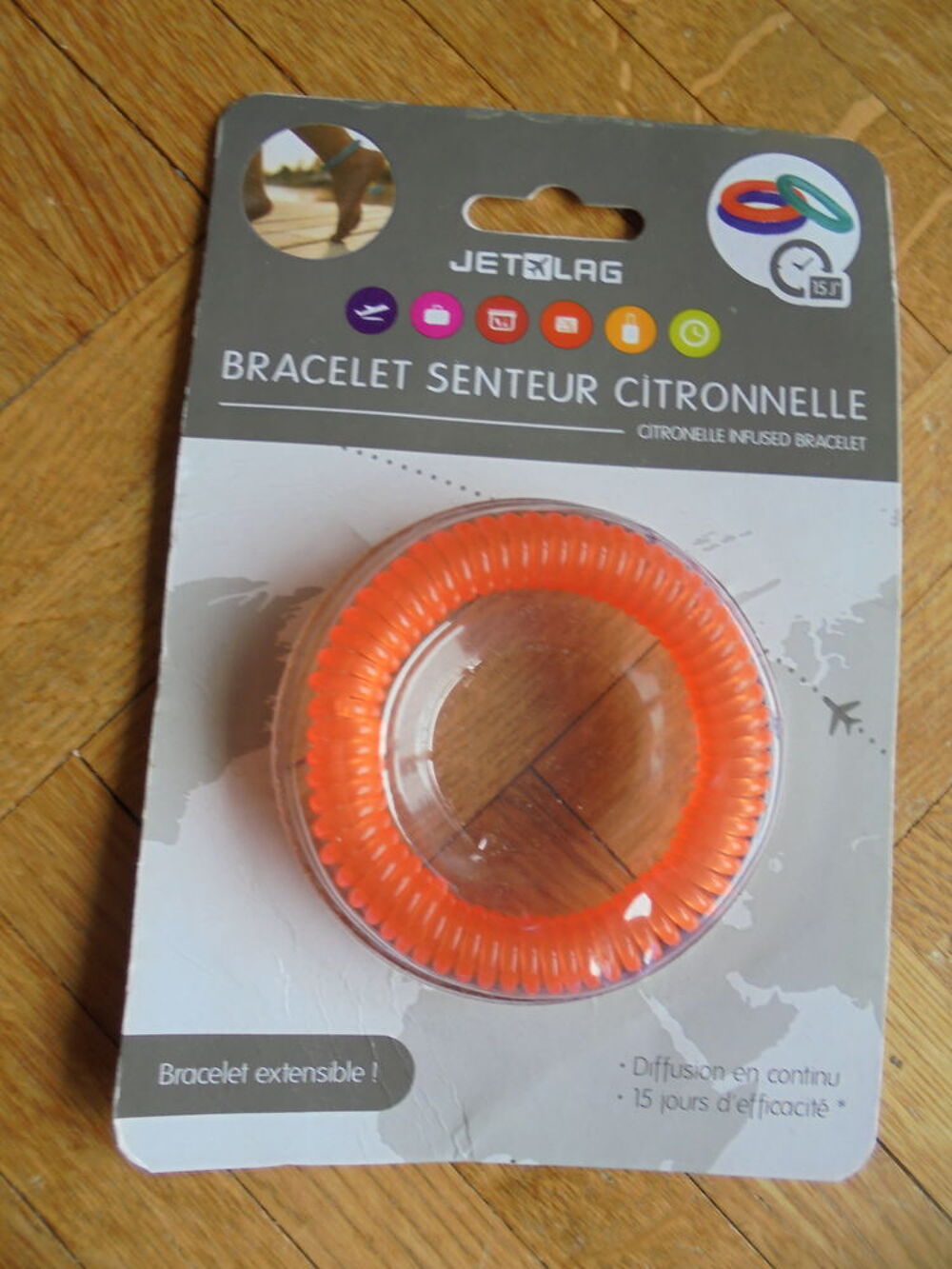 Bracelet senteur citronnelle (28b) Sports