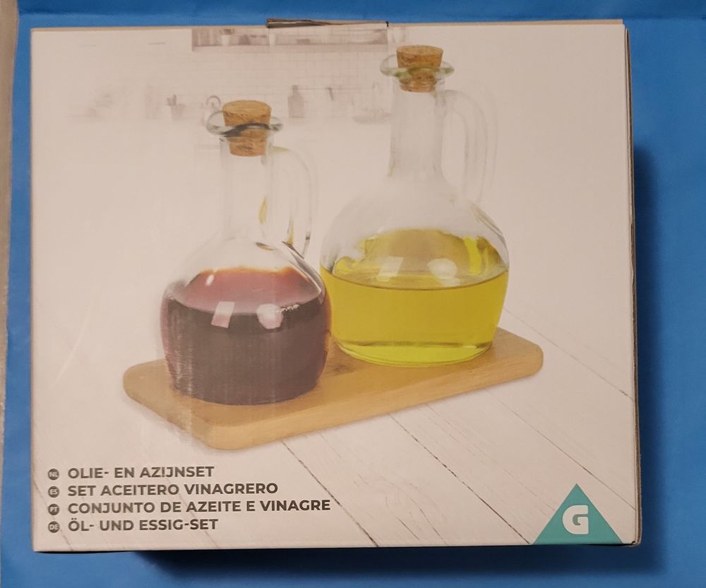 Set d'huile et vinaigre Cuisine