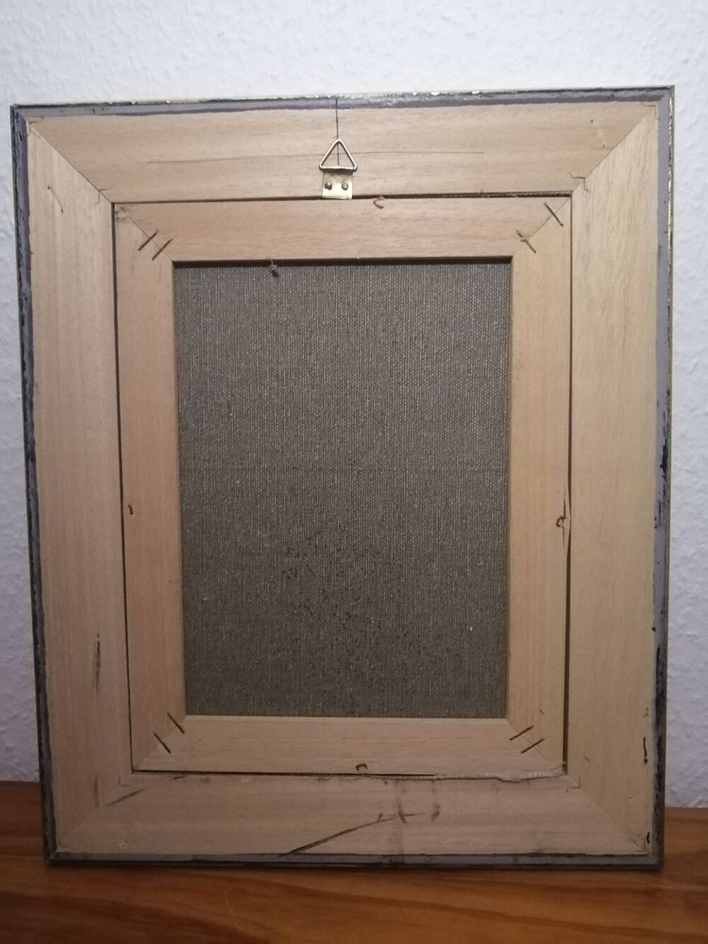 Petit tableau "bouquet de fleurs" avec encadrement dor&eacute; Décoration