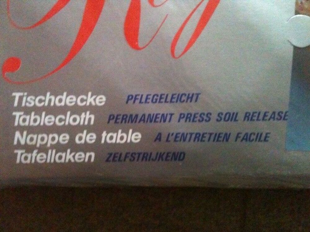 Nappe neuve rectangulaire polyester 170 x 140 cm Cuisine