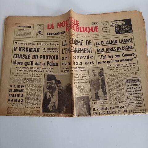La Nouvelle Rpublique , vendredi 25 fvrier 1966            2 Saumur (49)