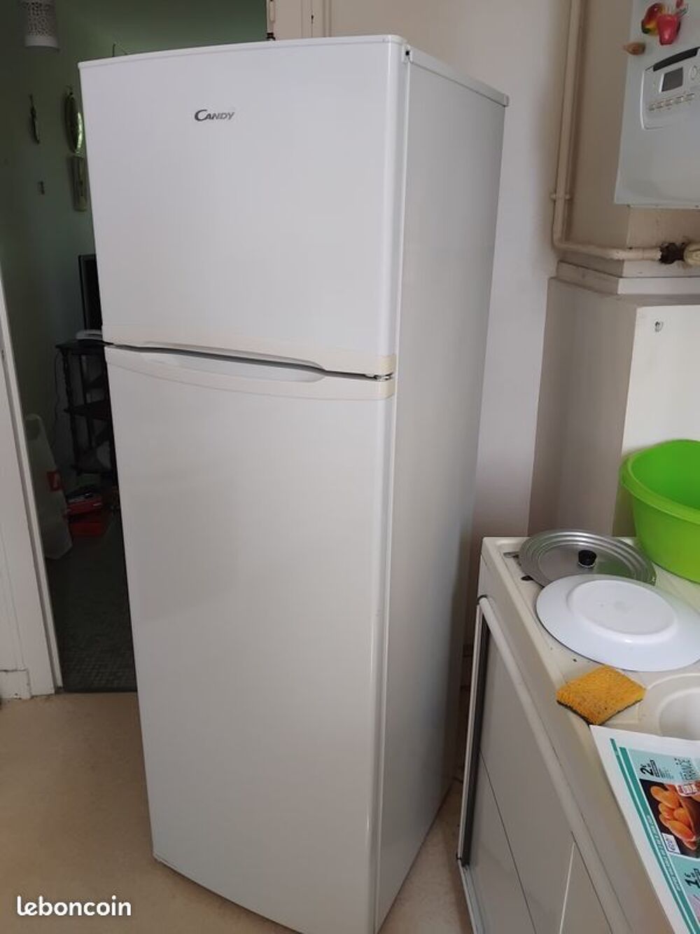 Frigo combin&eacute; blanc de marque Candy Electroménager