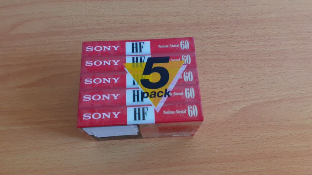Lot de 5 cassettes audio Sony 60 mn Audio et hifi