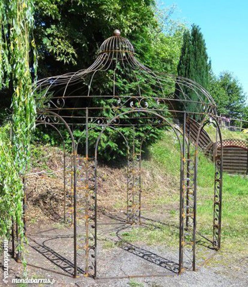 tonnelle,gloriette en fer forg&eacute; neuve,fer plein, Décoration