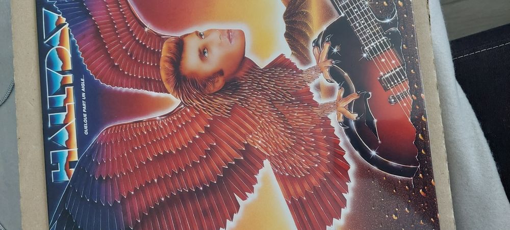 vinyle Johnny hallyday quelques part un aigle CD et vinyles