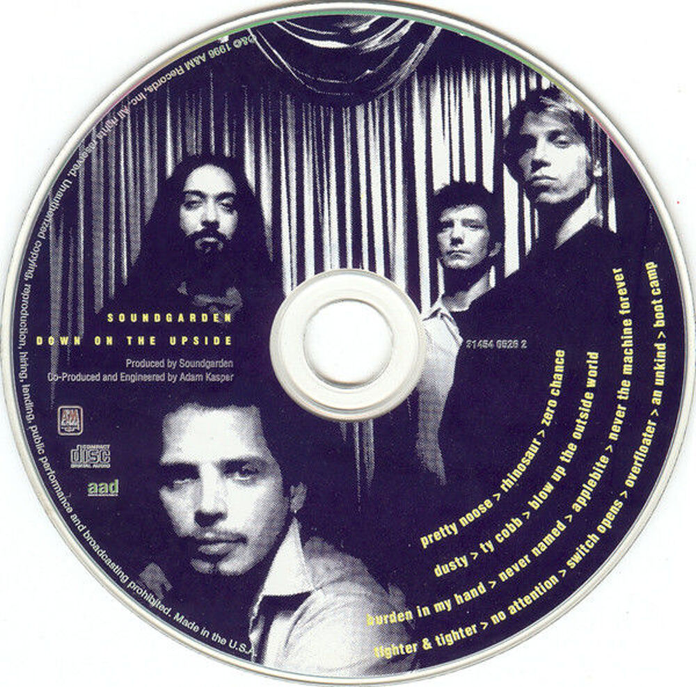 cd Soundgarden ?? Down On The Upside (etat neuf) CD et vinyles