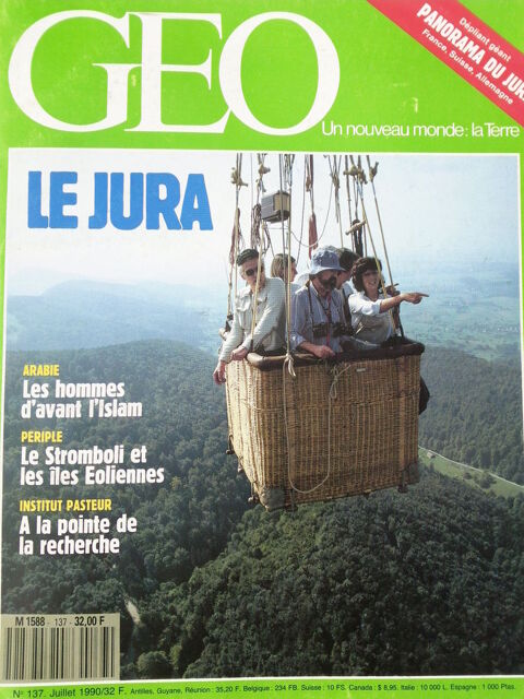 GEO N�137 Juillet 90 Le Jura 0 Arros-de-Nay (64)