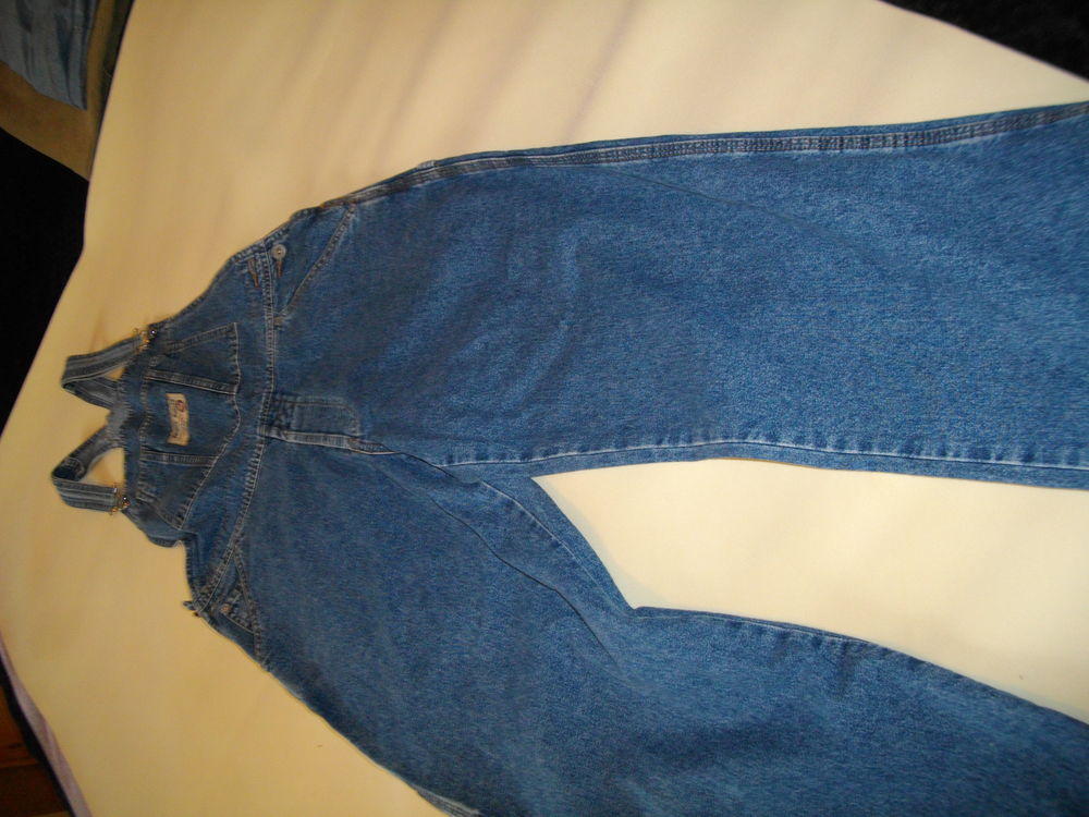 Salopette jean large mixe T40 Bricolage