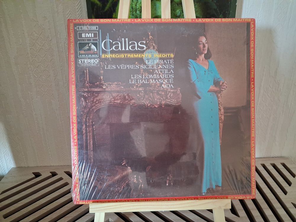 LP 33 TOURS Maria Callas 
Enregistrements Inedits 
CD et vinyles