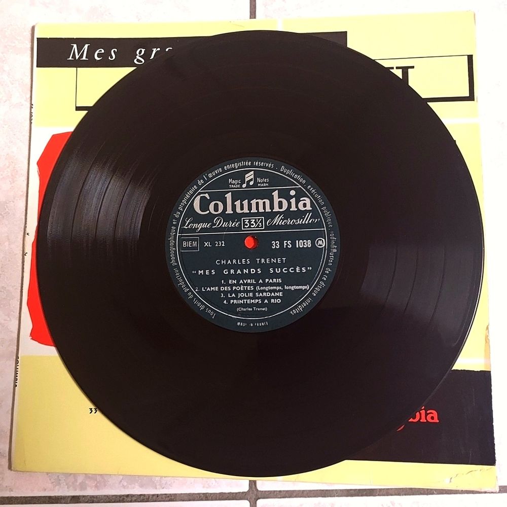 CHARLES TRENET-33t / 25cm-MES GRANDS SUCC&Egrave;S-L'&Acirc;ME DES PO&Egrave;TES CD et vinyles