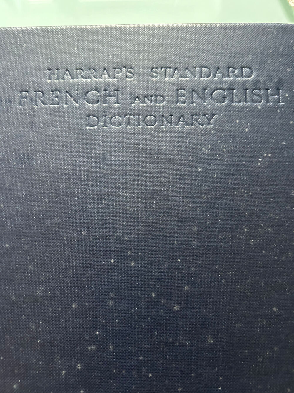 Dictionnaires HARRAP'S fran&ccedil;ais/anglais anglais/fran&ccedil;ais Livres et BD