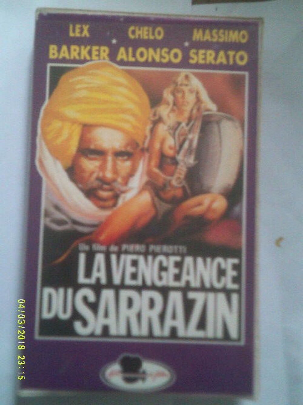 LA VENGEANCE DU SARRAZIN avec,Lex Barker DVD et blu-ray