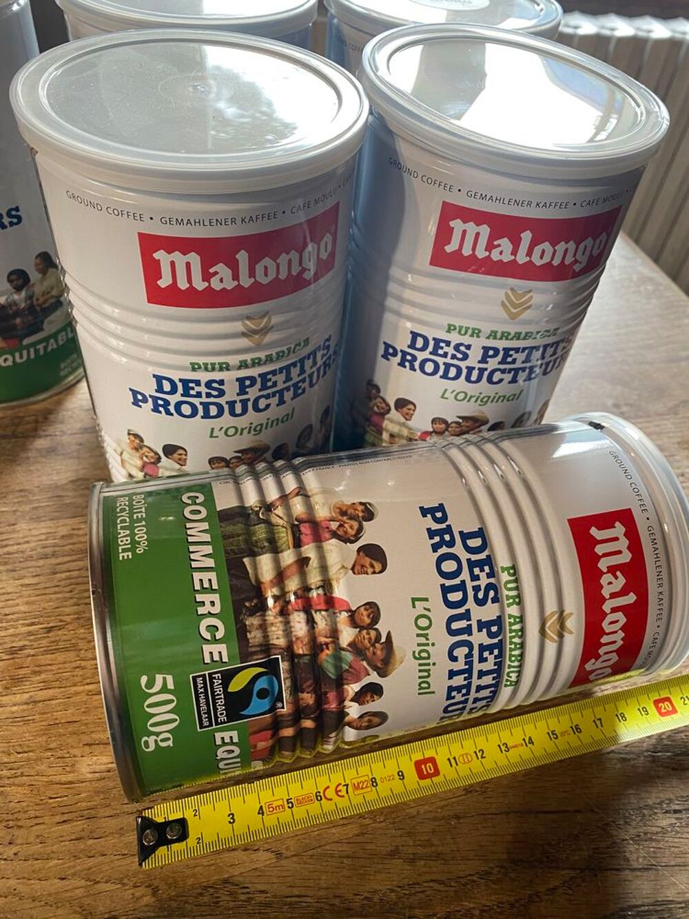 Lot de 6 boites m&eacute;tal vide Bricolage