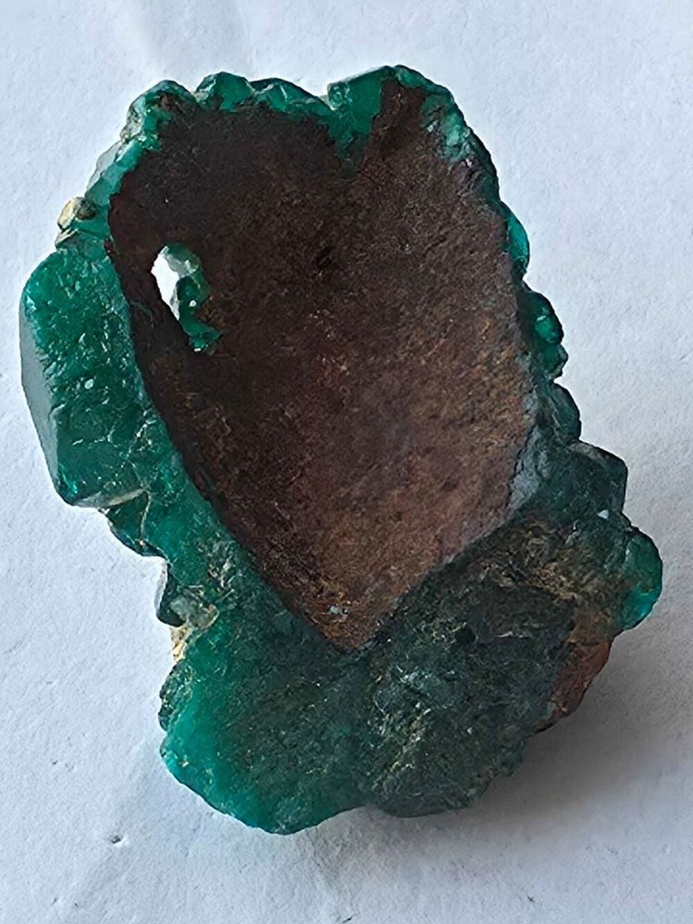 Dioptase brute du Katanga RDC-Collection 13g 