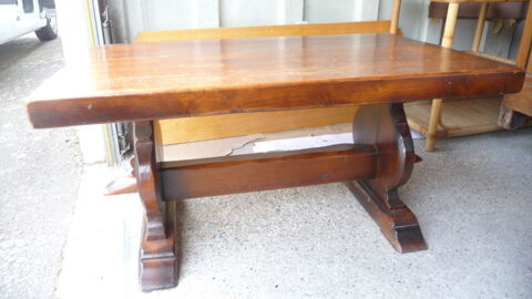  Table basse ch�ne massif contemporaine 90 Trappes (78)
