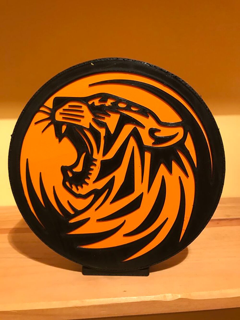 lampe logo TIGRE eclairage leds &agrave; piles Décoration