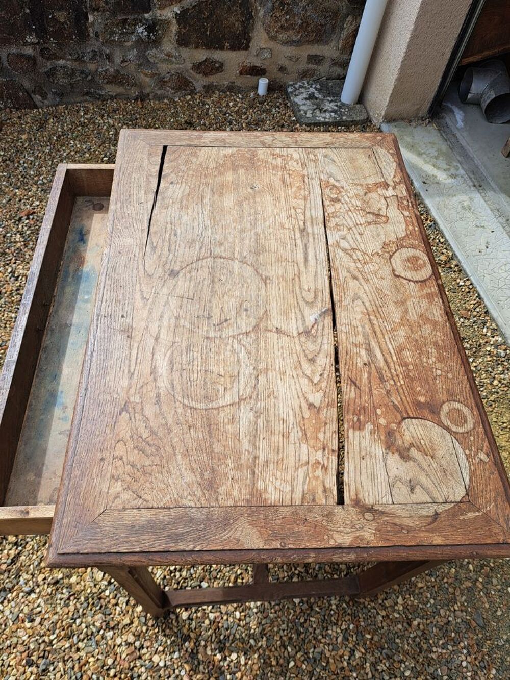 ancienne table en ch&ecirc;ne Meubles