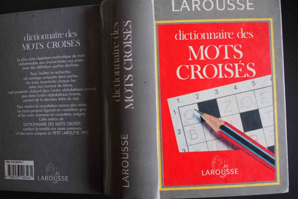 Dictionnaire des mots croises Livres et BD