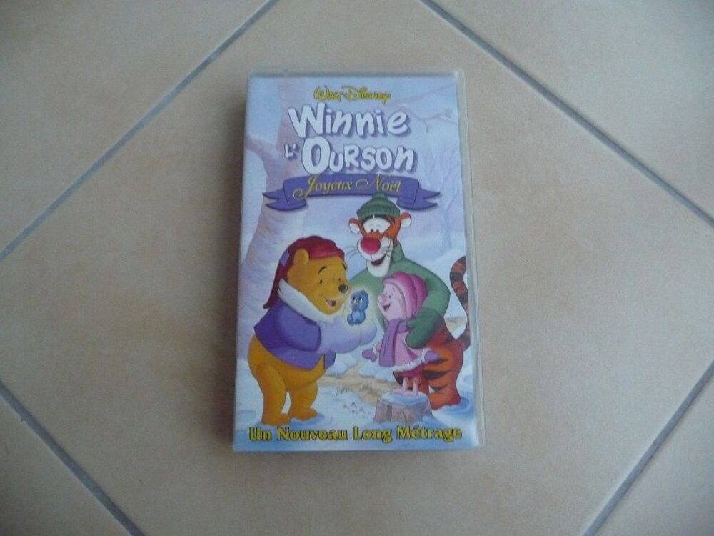 Winnie l'Ourson Joyeux No&euml;l casette VHS DVD et blu-ray