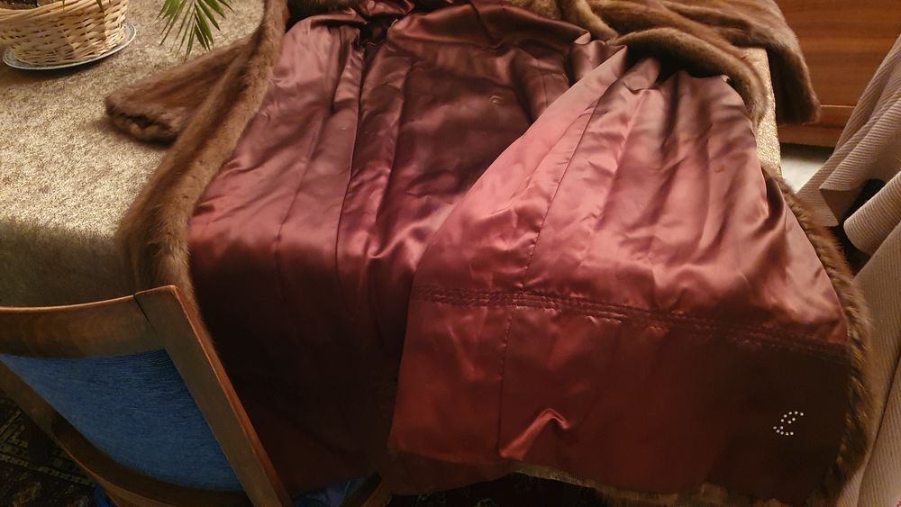 Manteau en vison Vtements