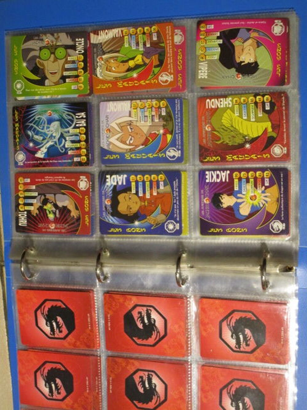 LOT VIEILLE CARTE DE JEU"JACKIE CHAN"
