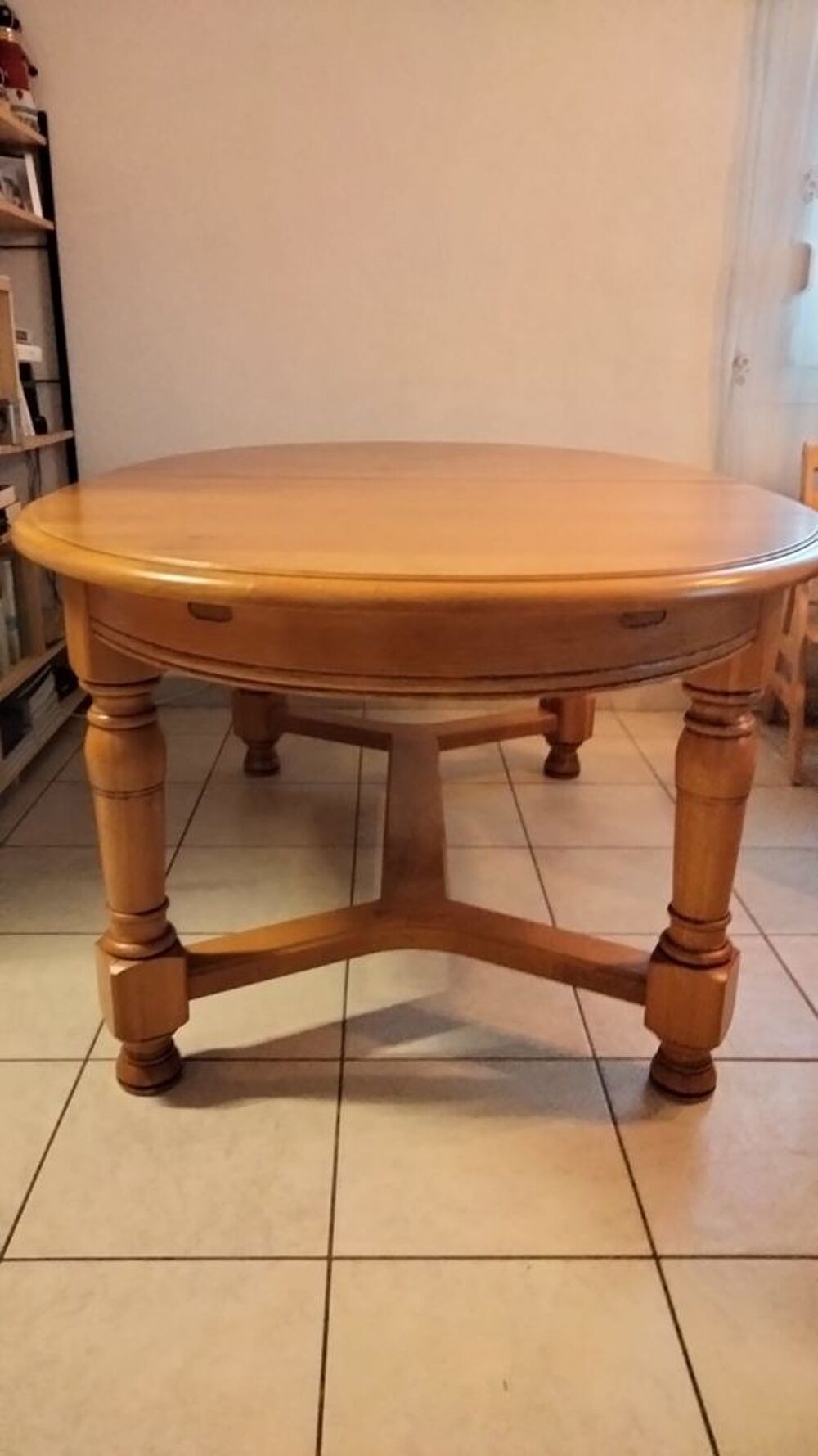 Table OVALE Bois Clair Meubles