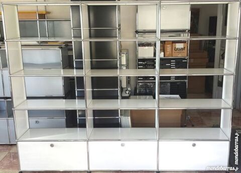 Biblioth�que blanche usm haller 15 cases 3 portes 3500 Provins (77)