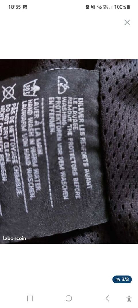 blouson  moto bering xxl 49 Pins-Justaret (31)