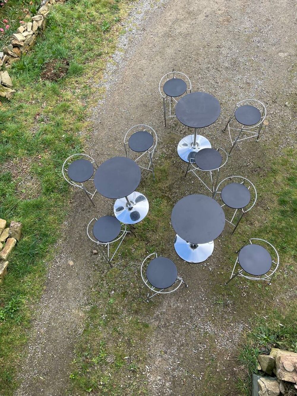 Tabourets m&eacute;tal Meubles
