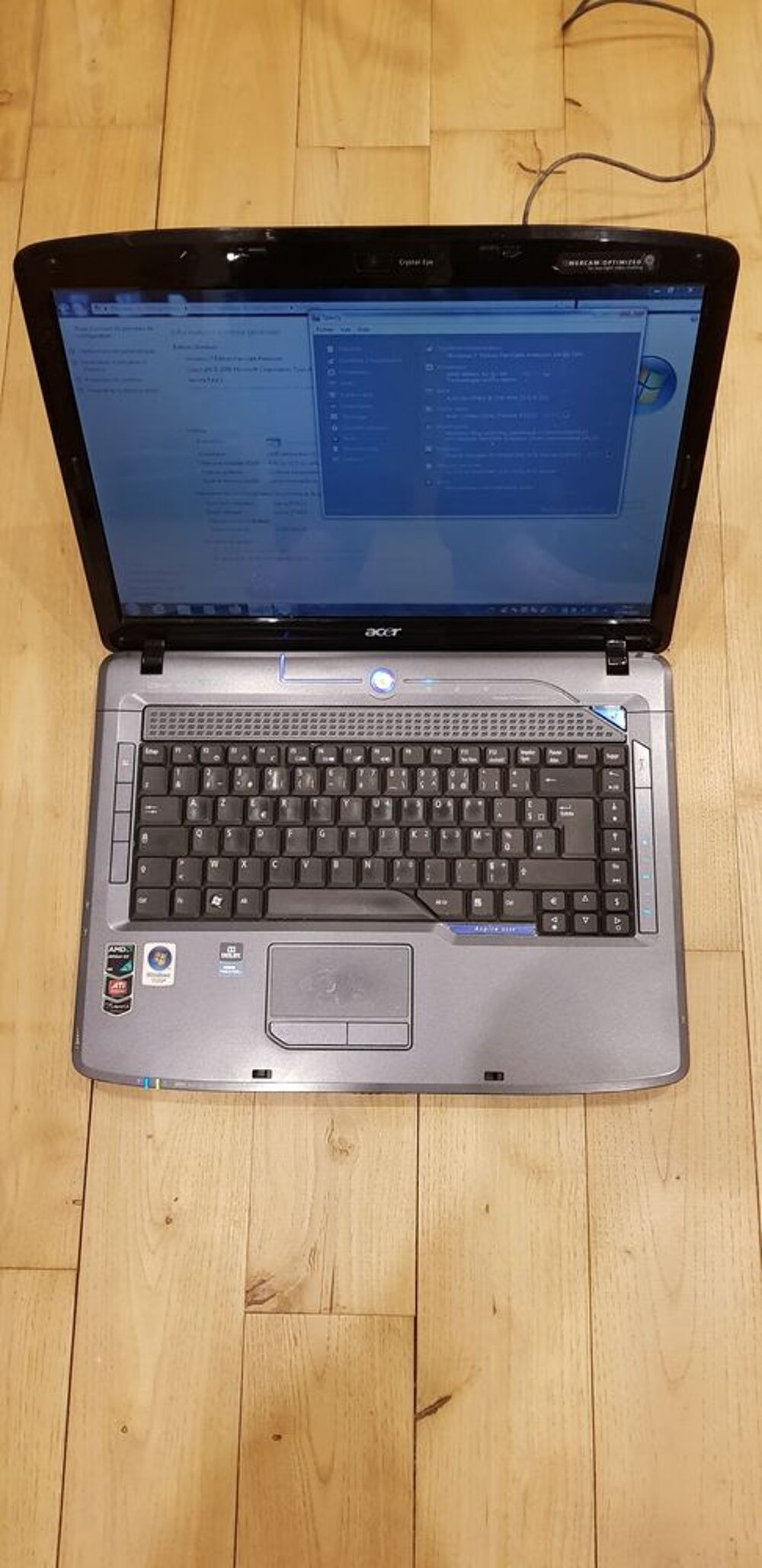 ACER Aspire 5530 15", Windows 7, 4GB RAM, HDD 320GB Matériel informatique