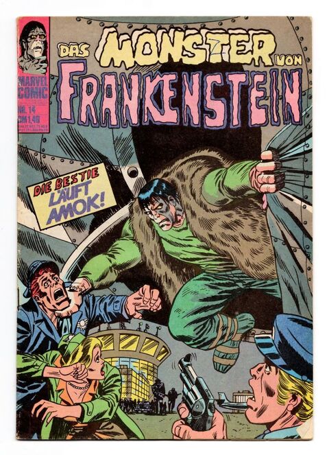 Das Monster Von Frankestein - Nr 14 - Comics Marvel - 1975 8 Argenteuil (95)