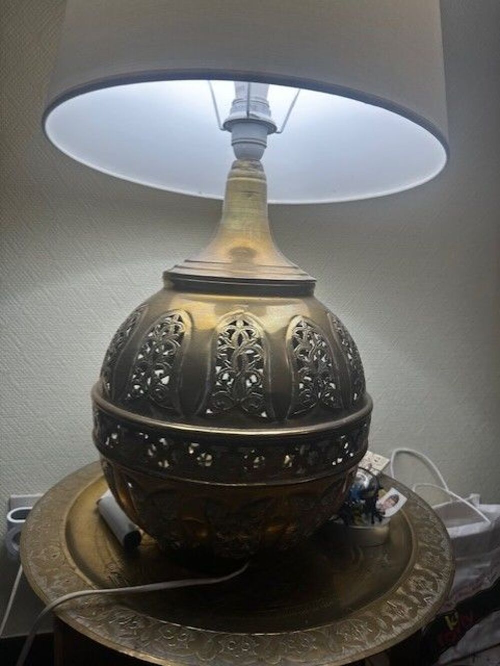 Abat-jour / lampe artisanale D�coration