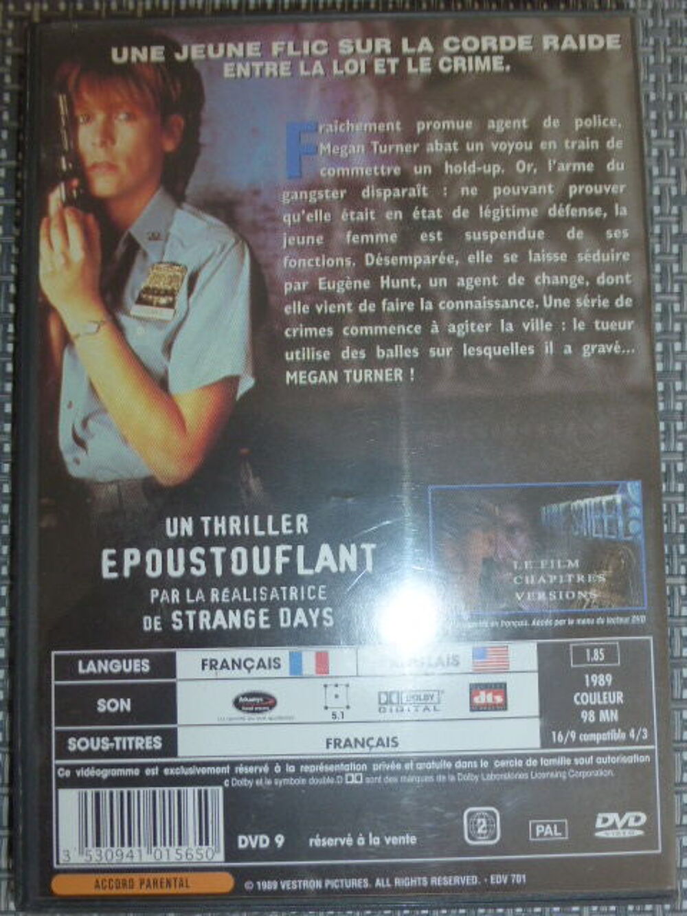 Blue steel DVD et blu-ray