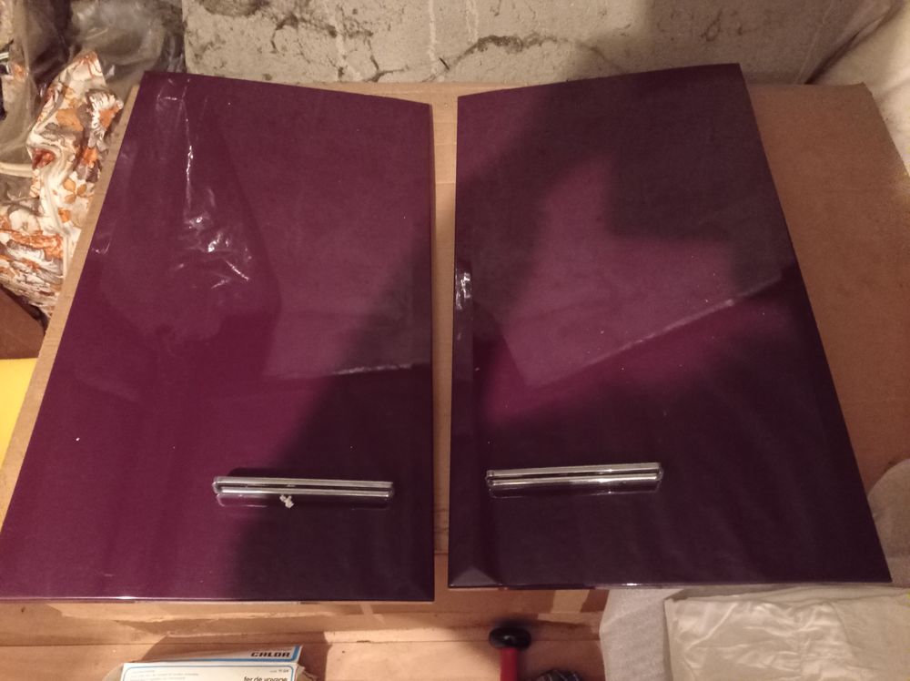 PORTES SUR MESURE MEUBLE S.D.BAIN LAQUEES Bricolage